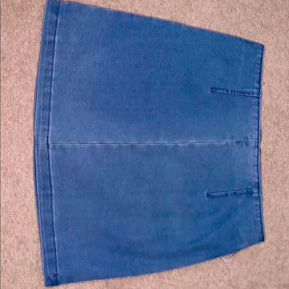 forever 21 blue skirt